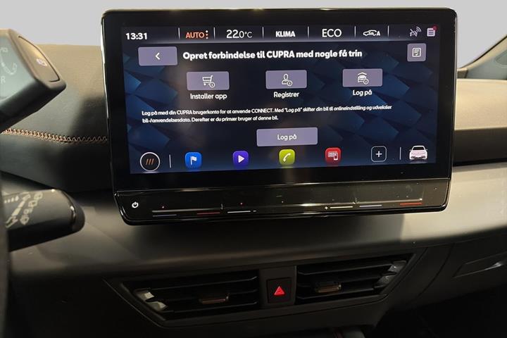 Blå Cupra Born fra 2023
