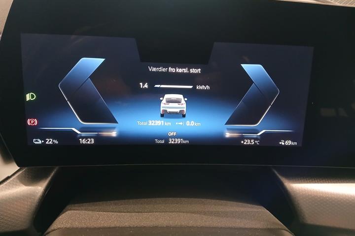 Grøn BMW iX2 fra 2024