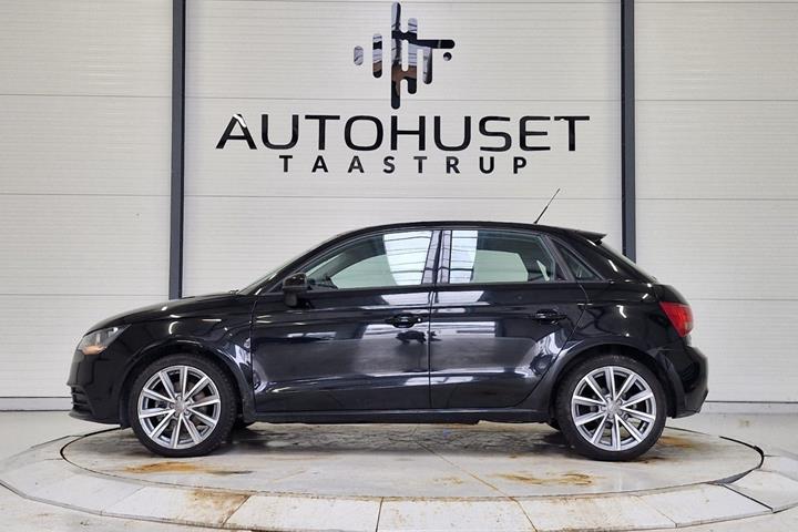 Sort Audi A1 fra 2012