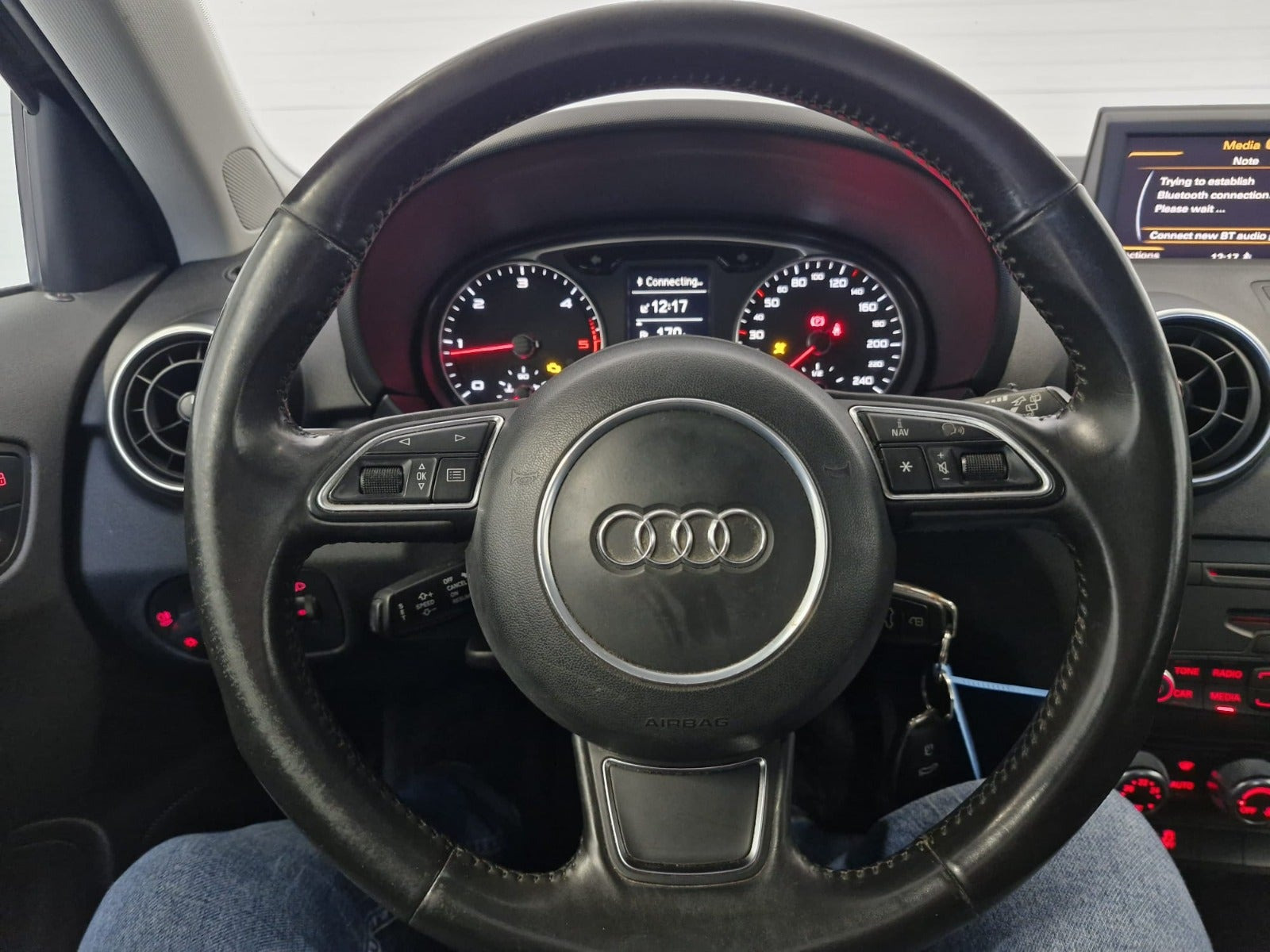 Sort Audi A1 fra 2012