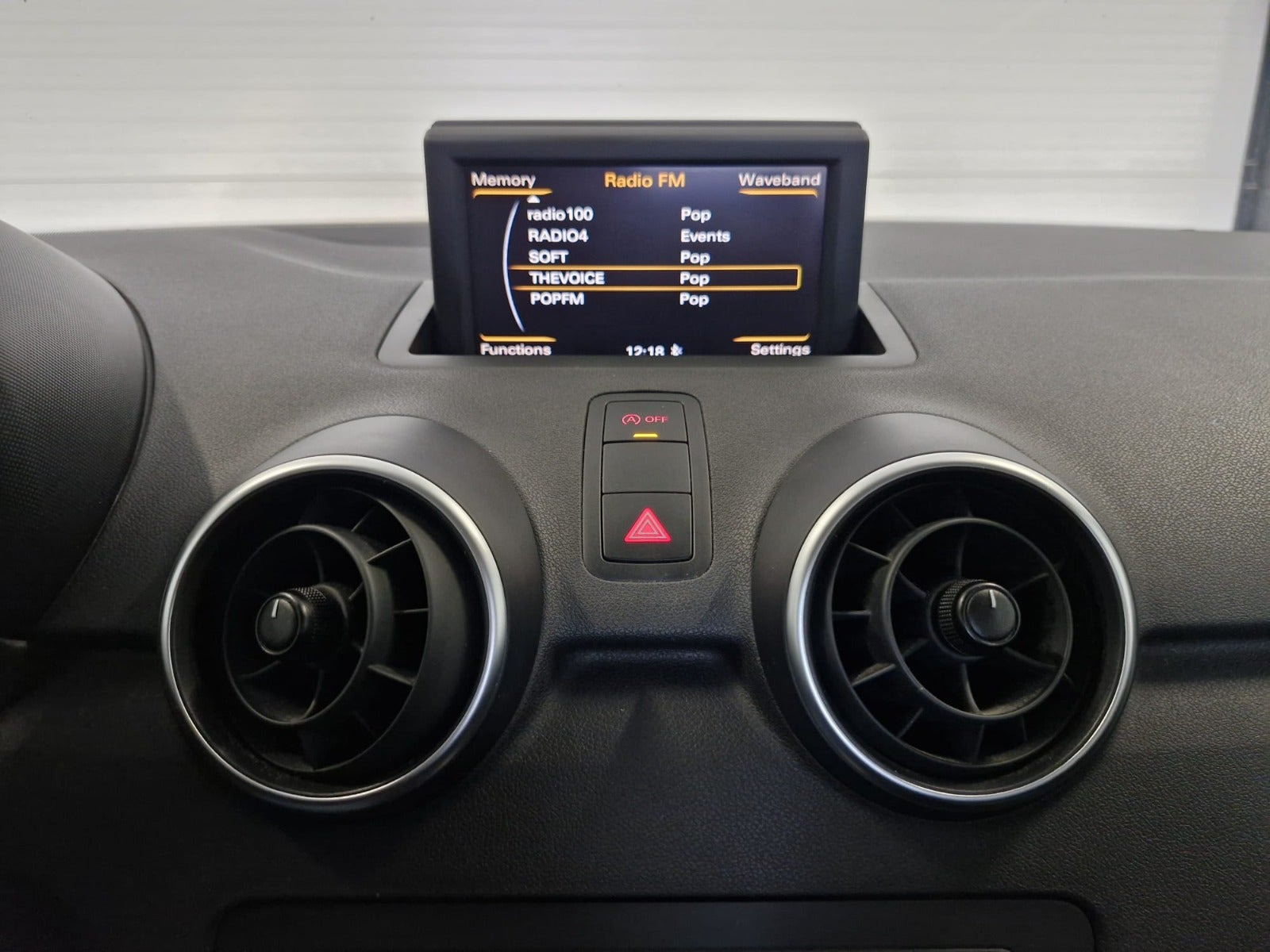 Sort Audi A1 fra 2012