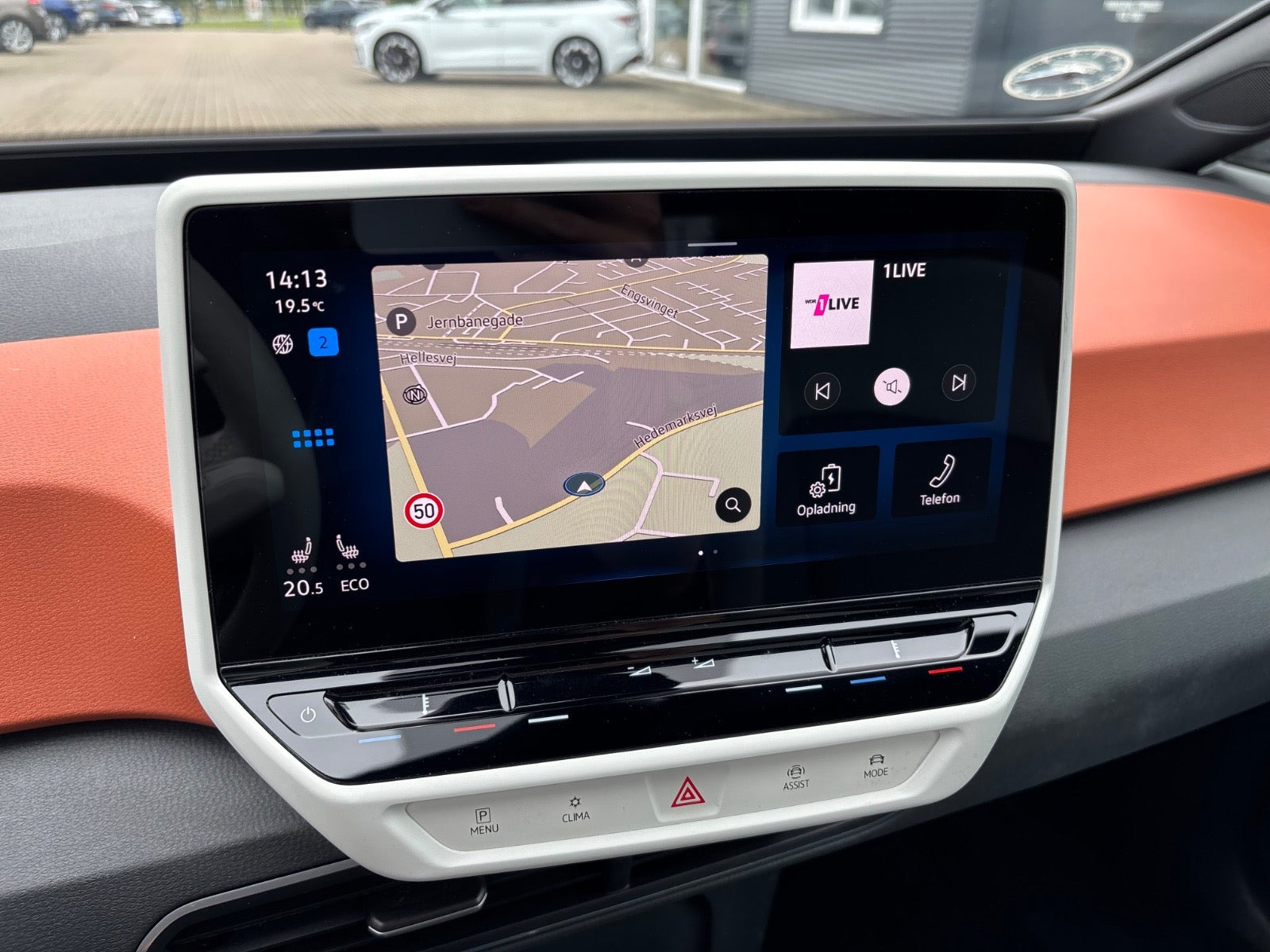 Blå VW ID.3 fra 2021