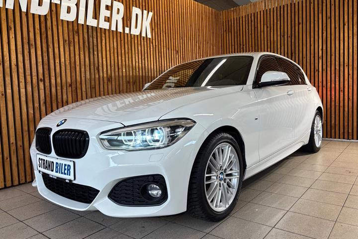 Hvid BMW 120i fra 2019