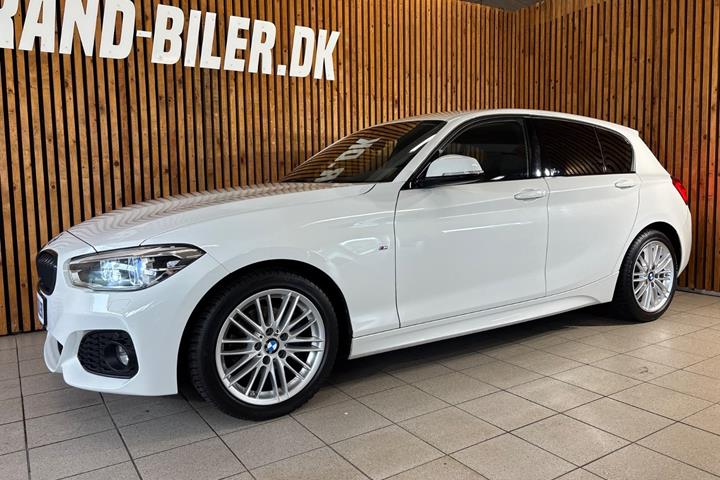 Hvid BMW 120i fra 2019