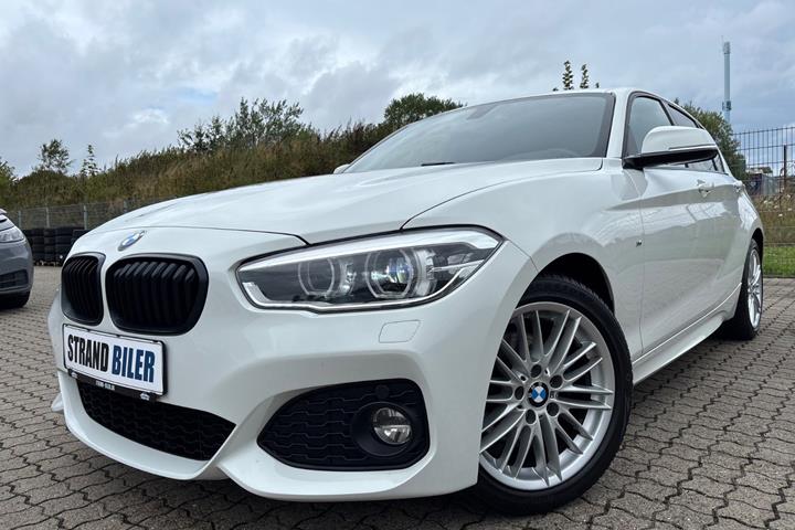 Hvid BMW 120i fra 2019