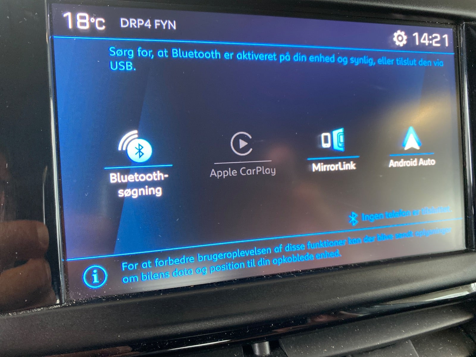 Sølv Peugeot 208 fra 2019