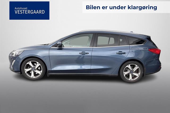 Blå Ford Focus fra 2019