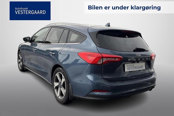 Blå Ford Focus fra 2019