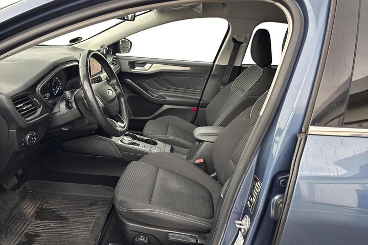 Blå Ford Focus fra 2019