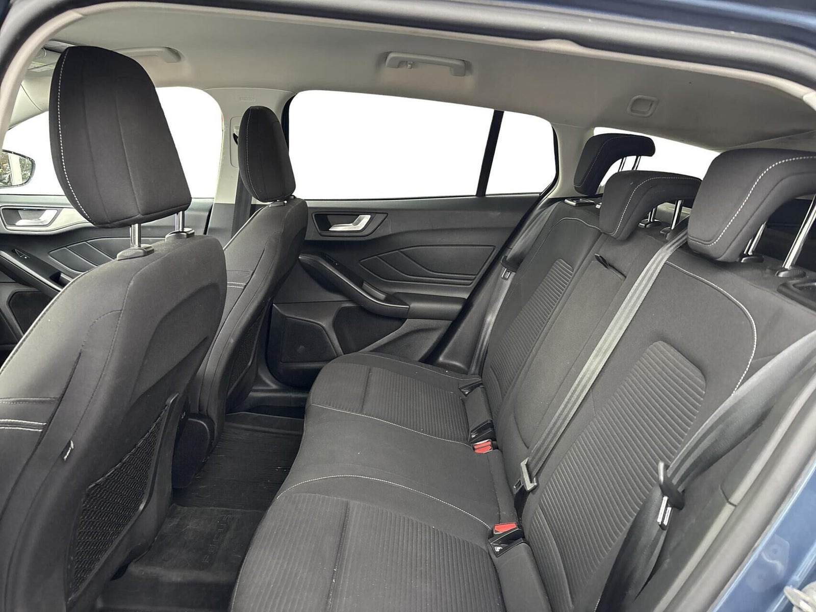 Blå Ford Focus fra 2019