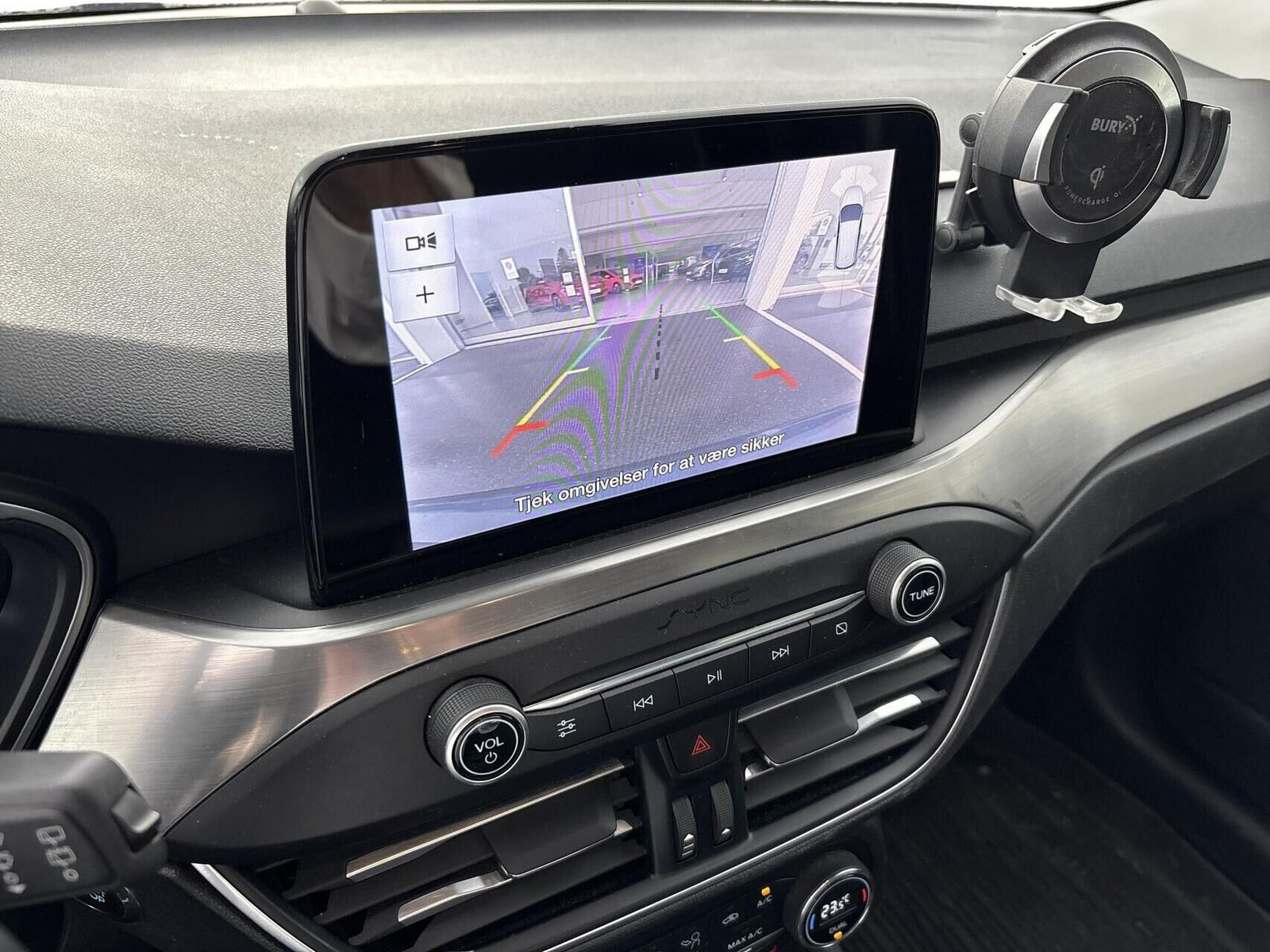Blå Ford Focus fra 2019