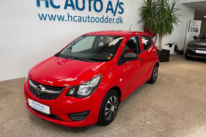 Rød Opel Karl fra 2017
