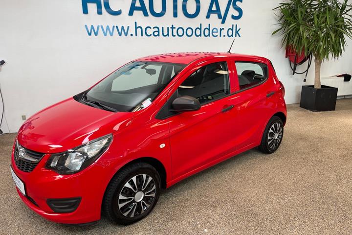 Rød Opel Karl fra 2017