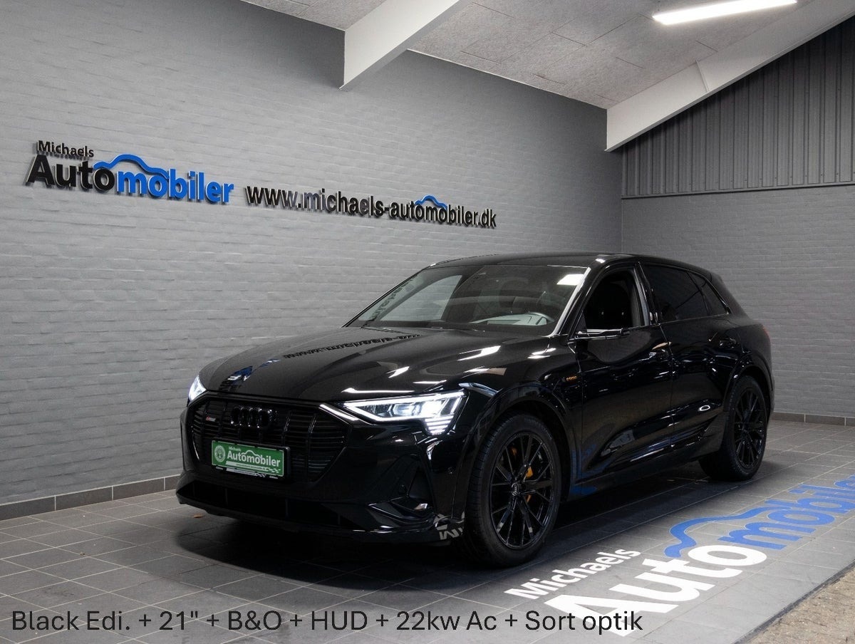 Sort Audi e-tron fra 2022