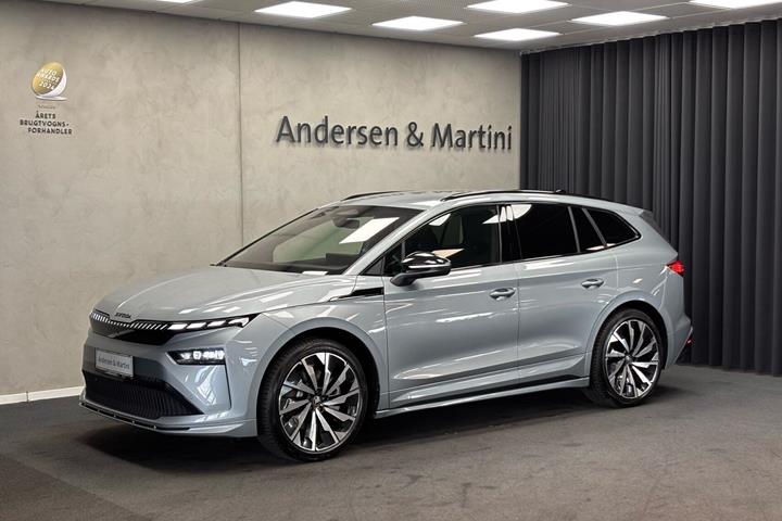 Grå Skoda Enyaq fra 2026