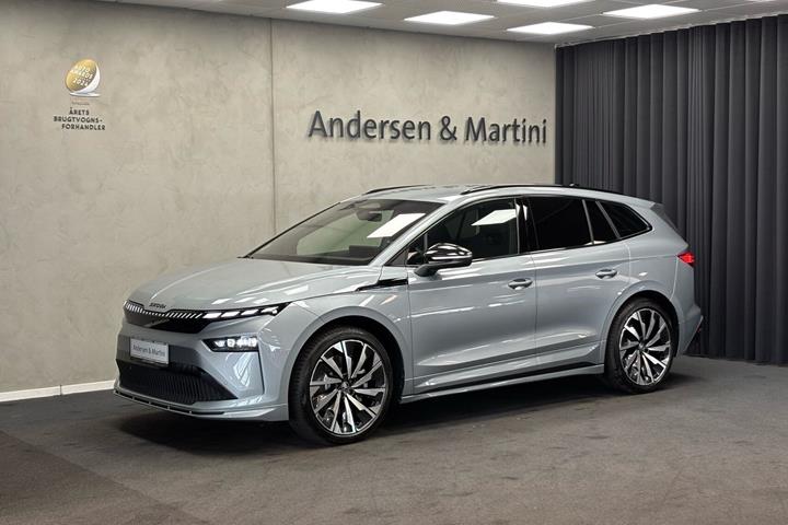 Grå Skoda Enyaq fra 2026