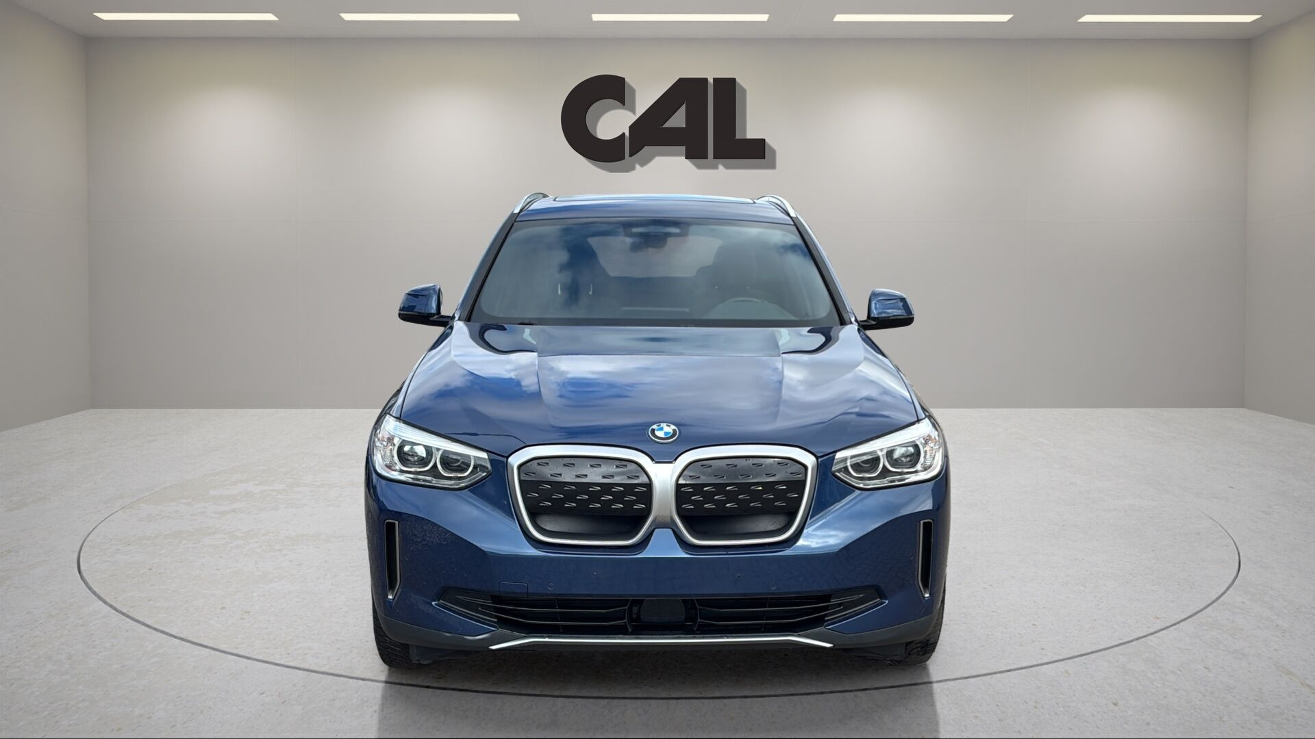 Blå BMW iX3 fra 2022