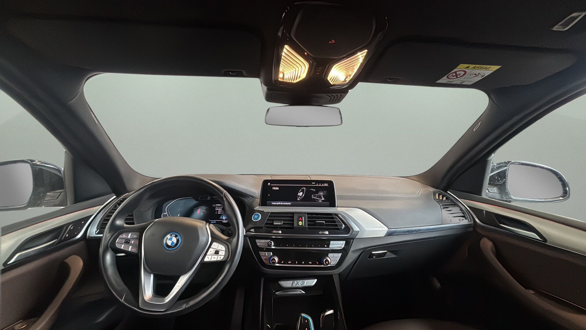 Blå BMW iX3 fra 2022