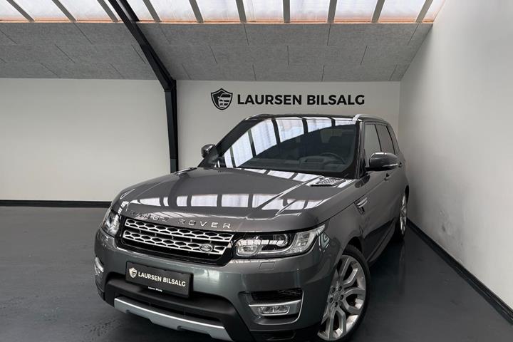 Grå Land Rover Range Rover sport fra 2016