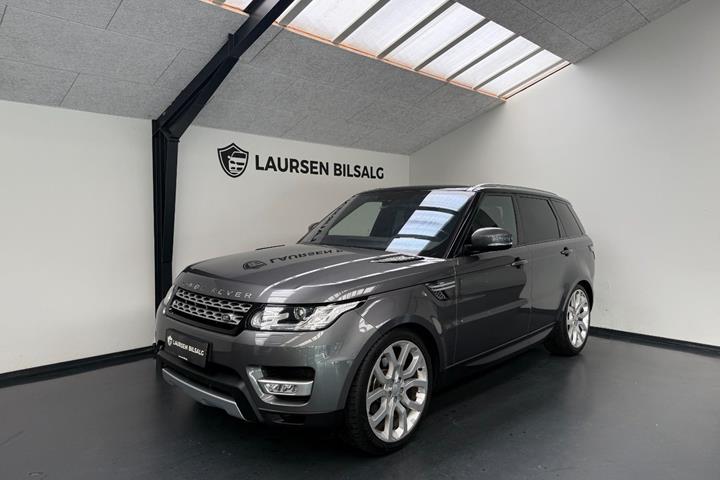 Grå Land Rover Range Rover sport fra 2016
