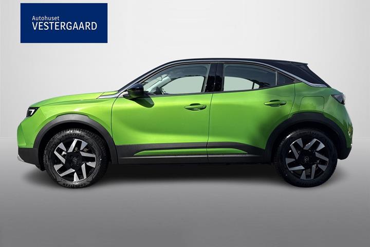 Grøn Opel Mokka-e fra 2023