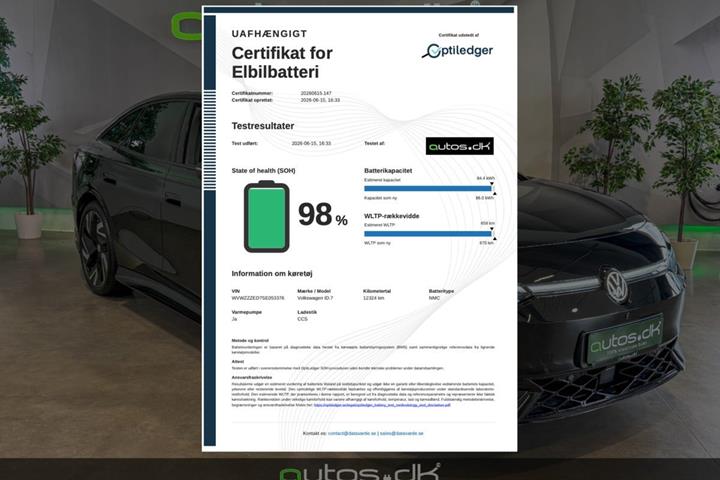 Sort VW ID.7 fra 2025