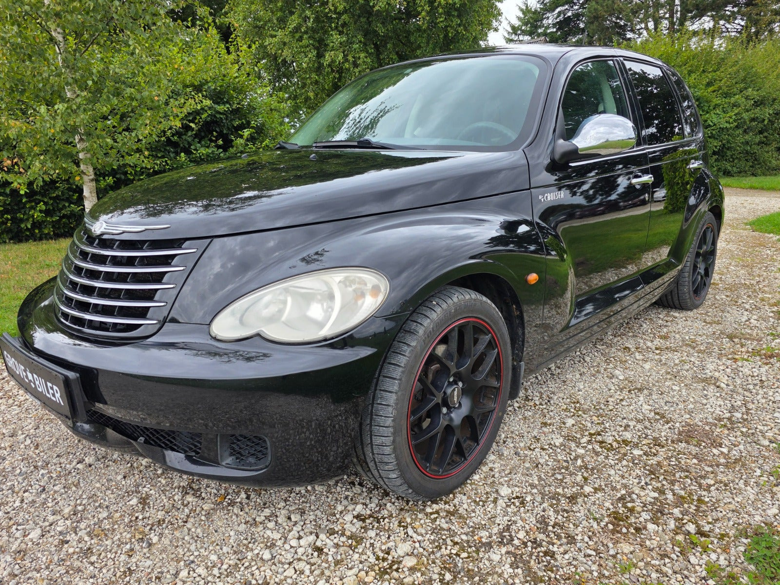 Gul Chrysler PT Cruiser fra 2008