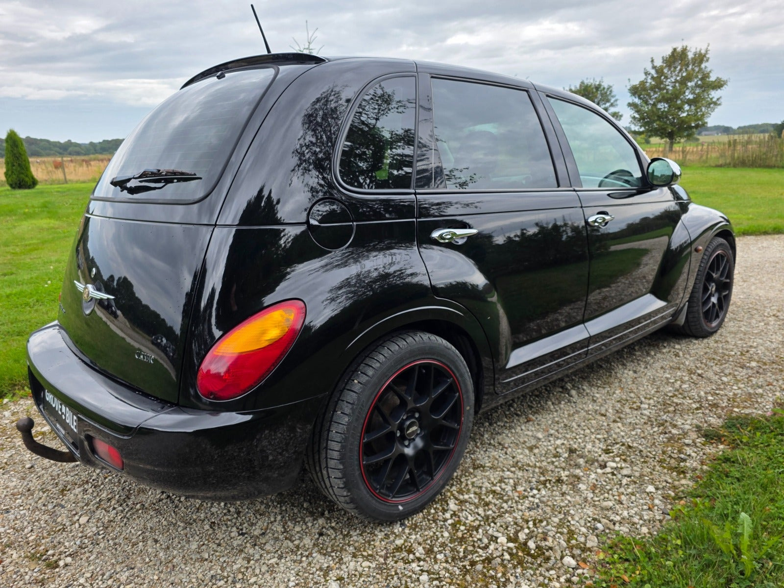 Gul Chrysler PT Cruiser fra 2008