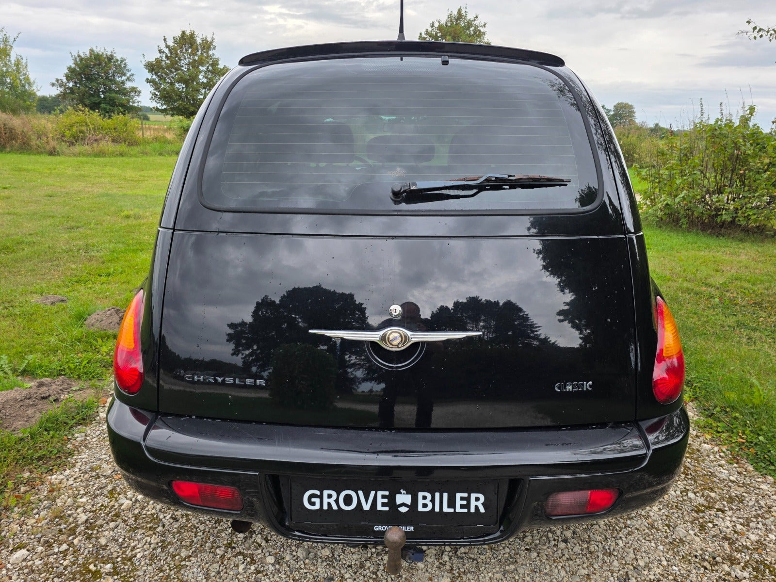 Gul Chrysler PT Cruiser fra 2008