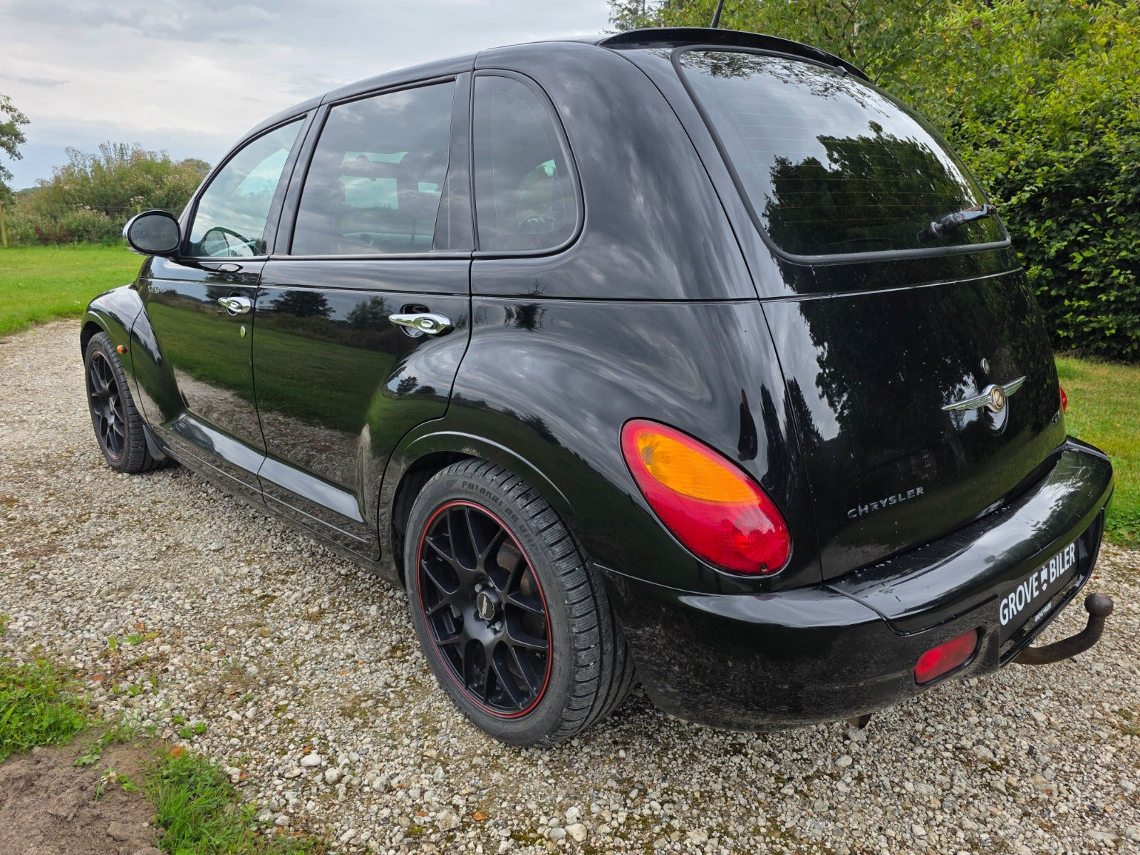 Gul Chrysler PT Cruiser fra 2008