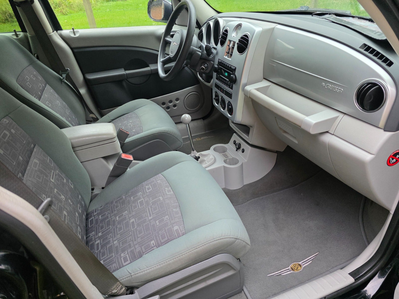 Gul Chrysler PT Cruiser fra 2008