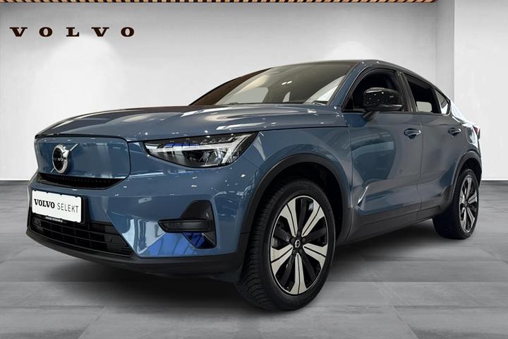Blå Volvo C40 fra 2023
