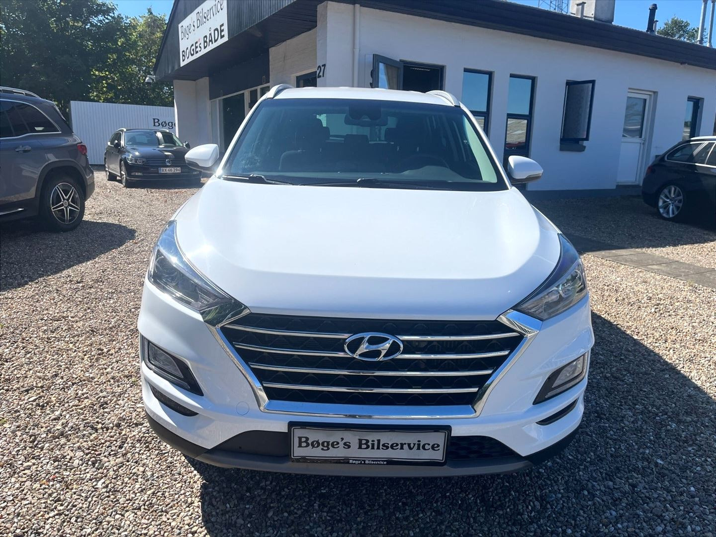 Hvid Hyundai Tucson fra 2020
