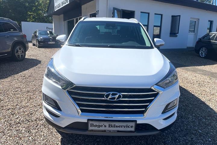 Hvid Hyundai Tucson fra 2020