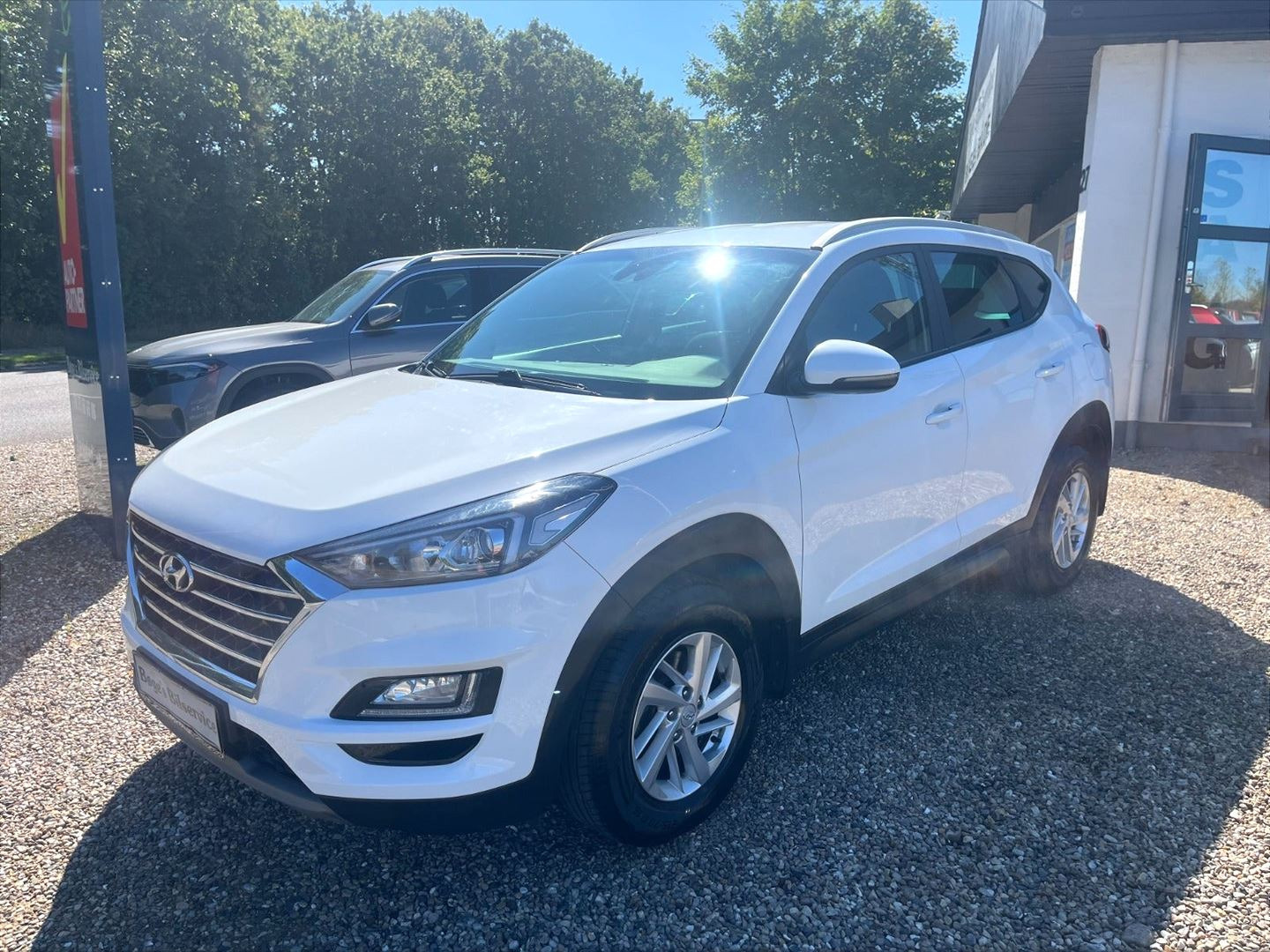 Hvid Hyundai Tucson fra 2020