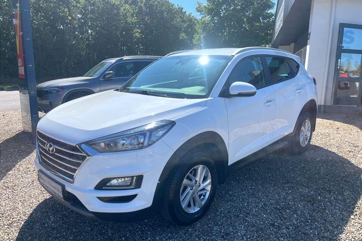 Hvid Hyundai Tucson fra 2020