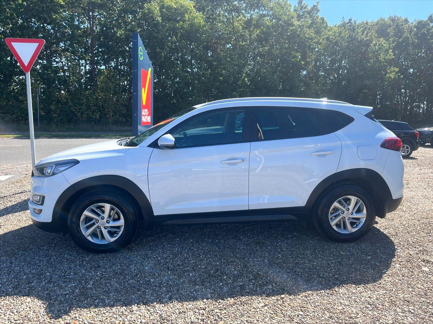 Hvid Hyundai Tucson fra 2020