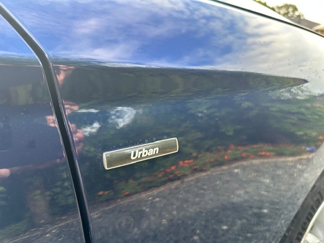 Blå BMW 120d fra 2012