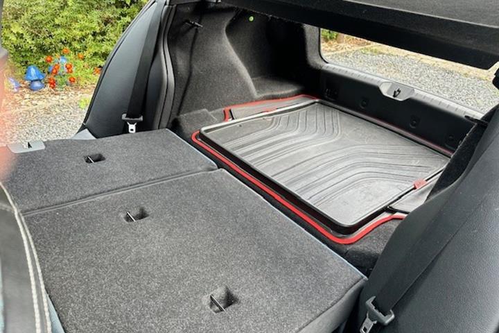 Blå BMW 120d fra 2012