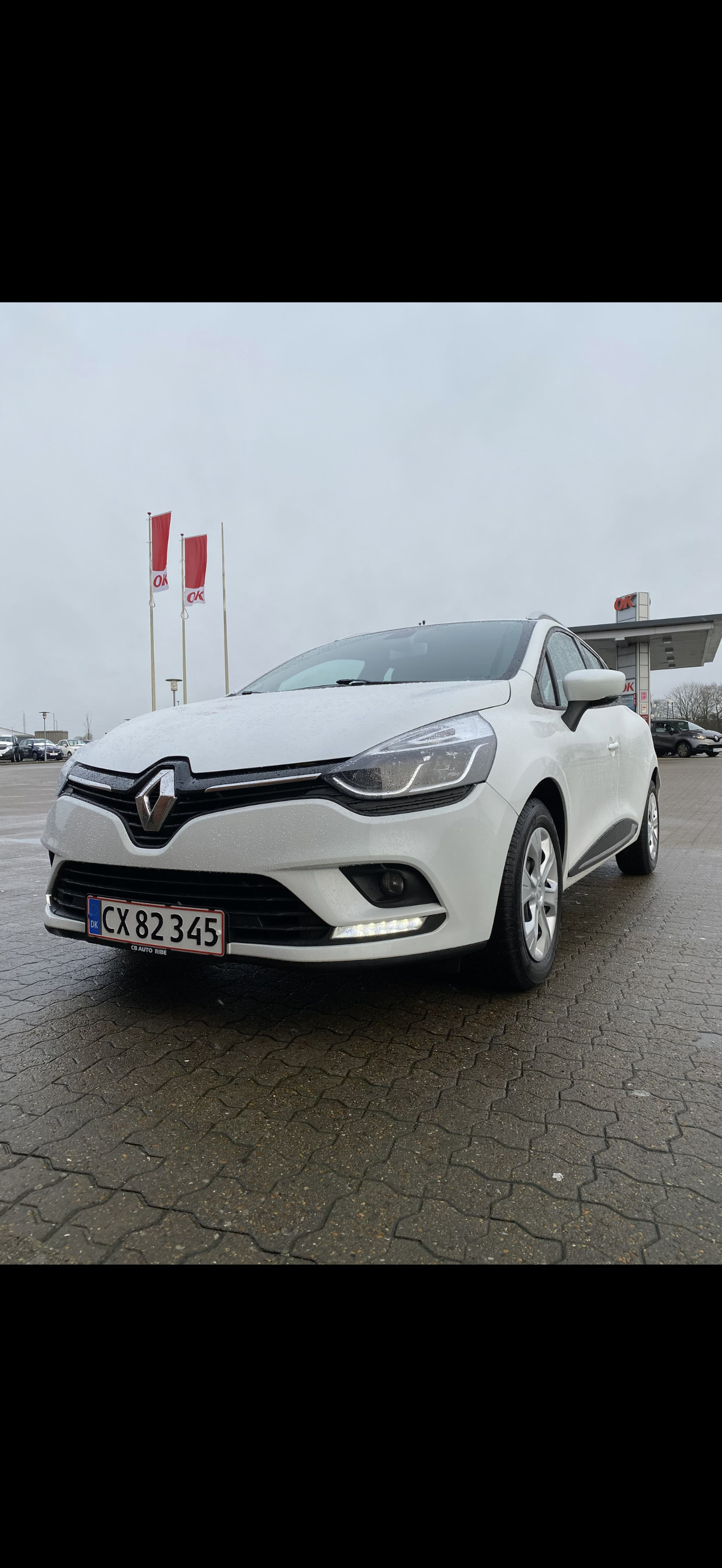 Hvid Renault Ny Clio fra 2018