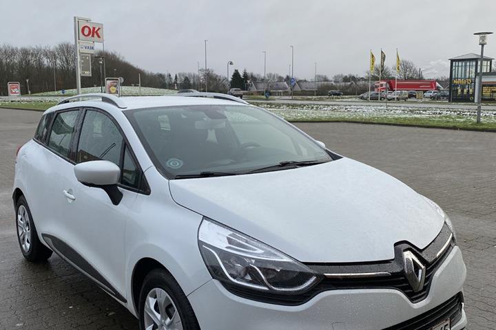 Hvid Renault Ny Clio fra 2018