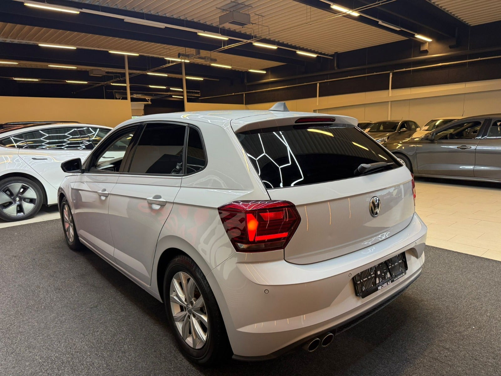 Hvid VW Polo fra 2019