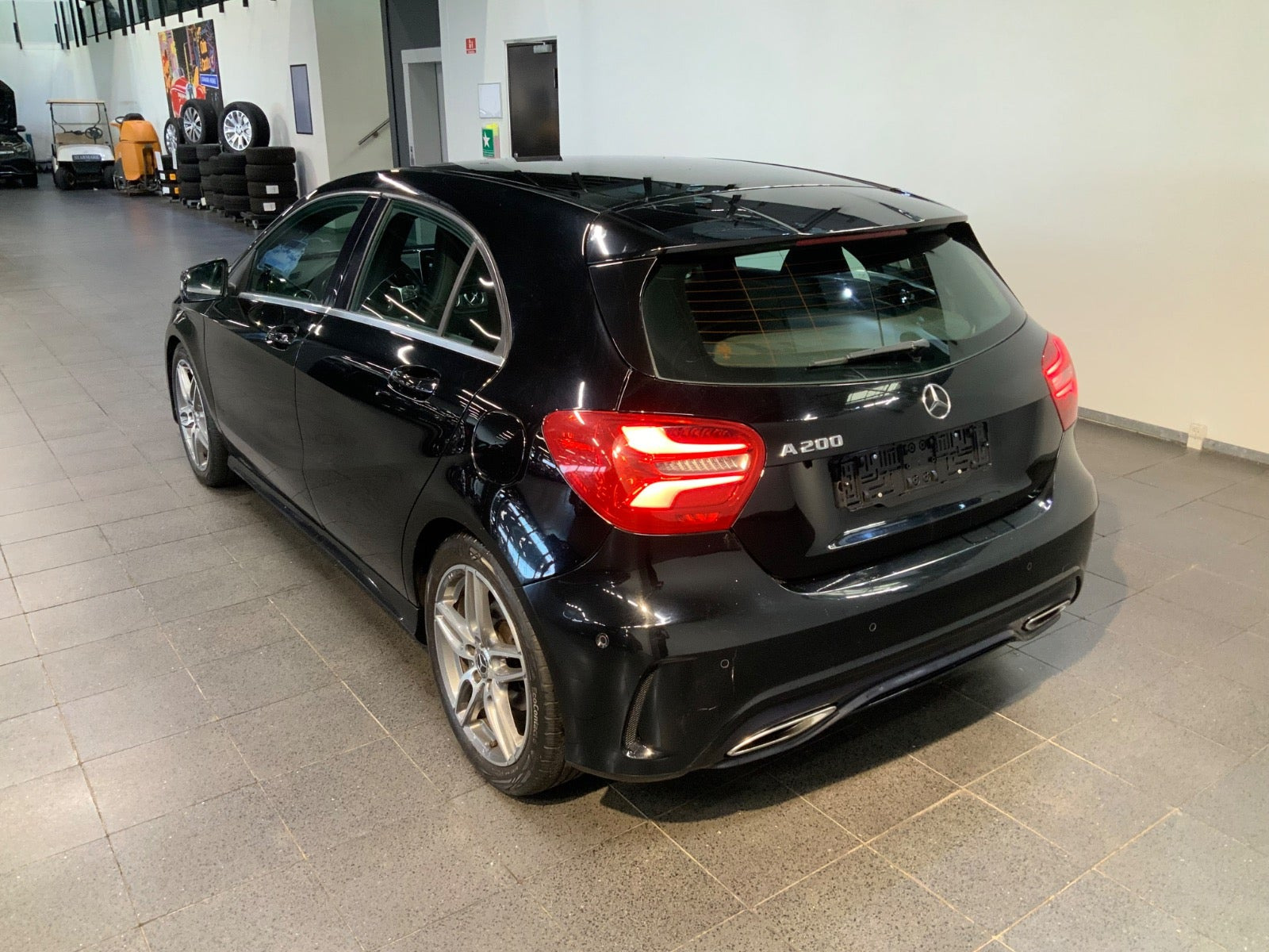 Sort Mercedes A200 fra 2018