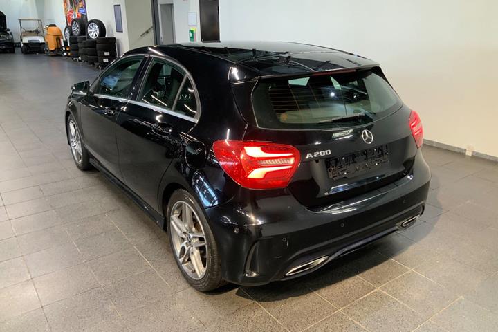 Sort Mercedes A200 fra 2018