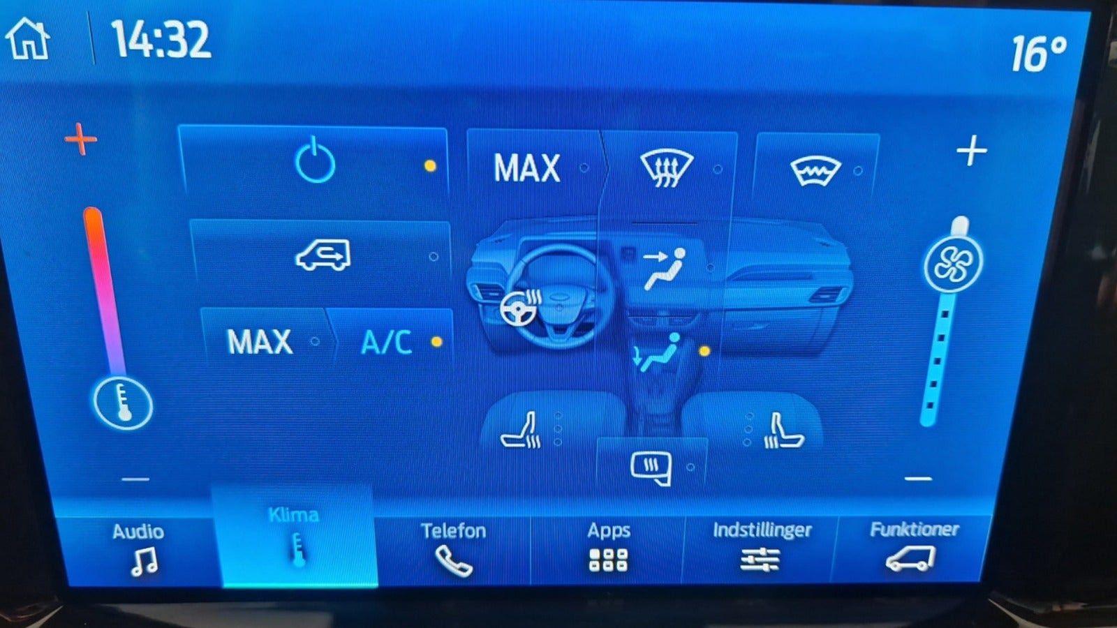 Hvid Ford Transit Courier fra 2024