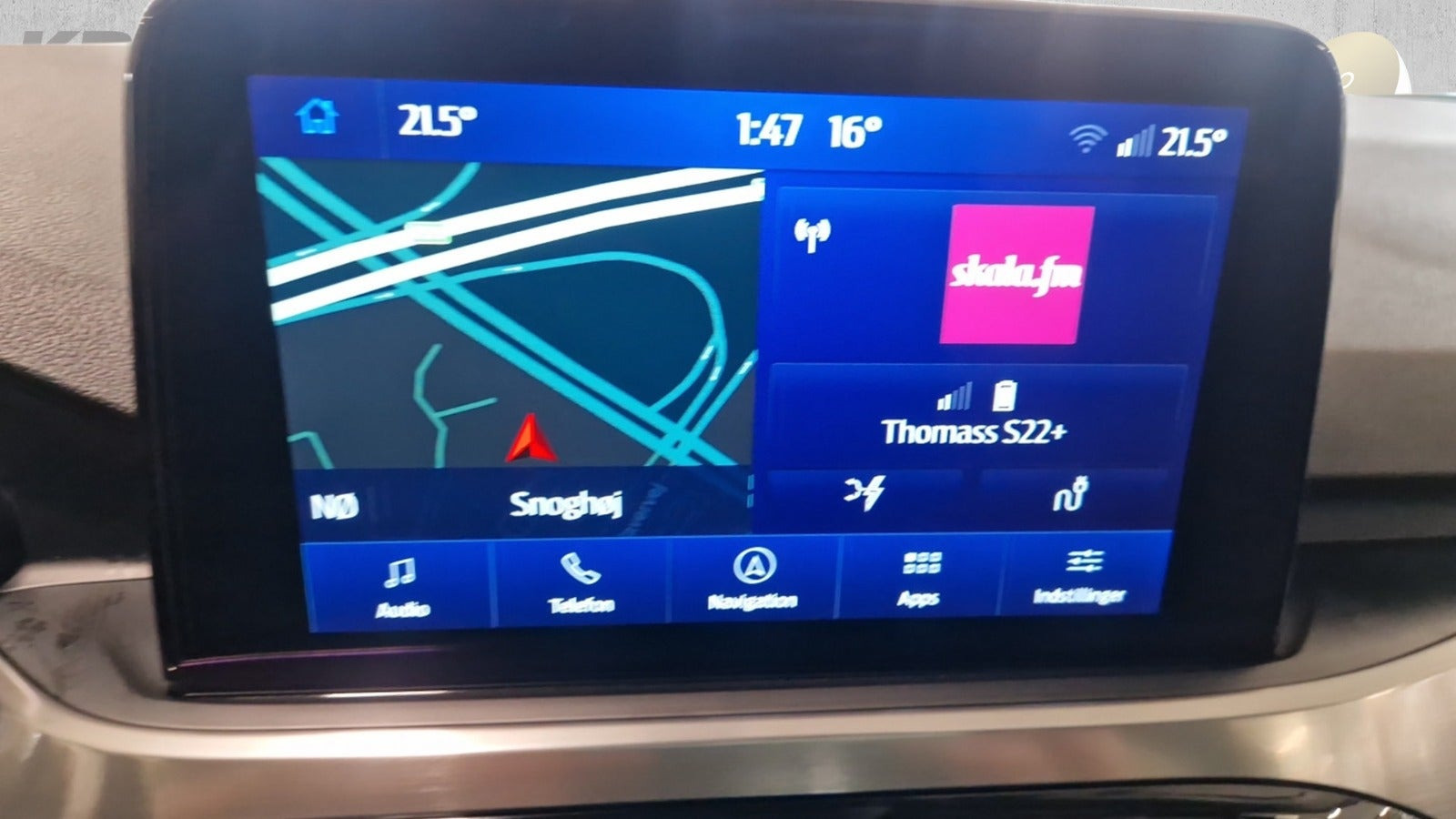 Blå Ford Kuga fra 2022