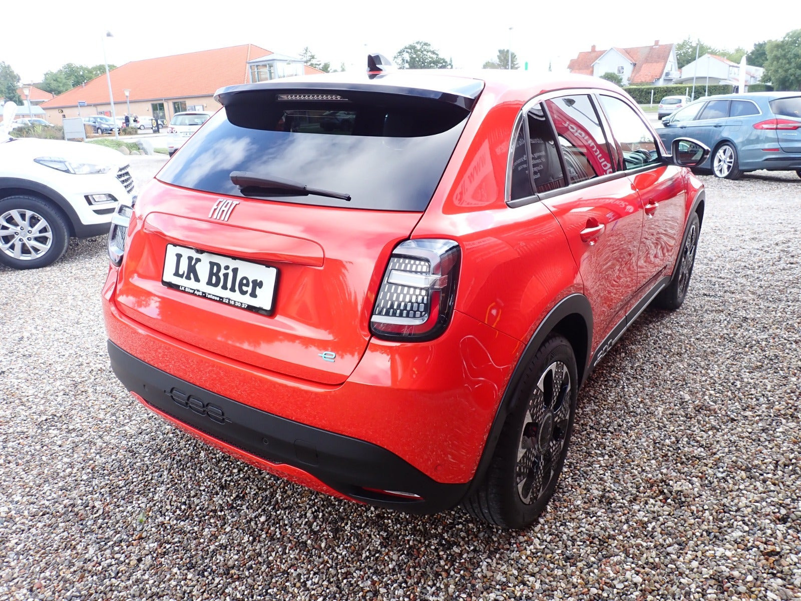 Orange Fiat 600e fra 2023