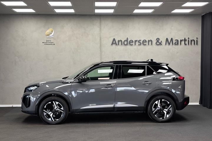 Grå Peugeot e-2008 fra 2026