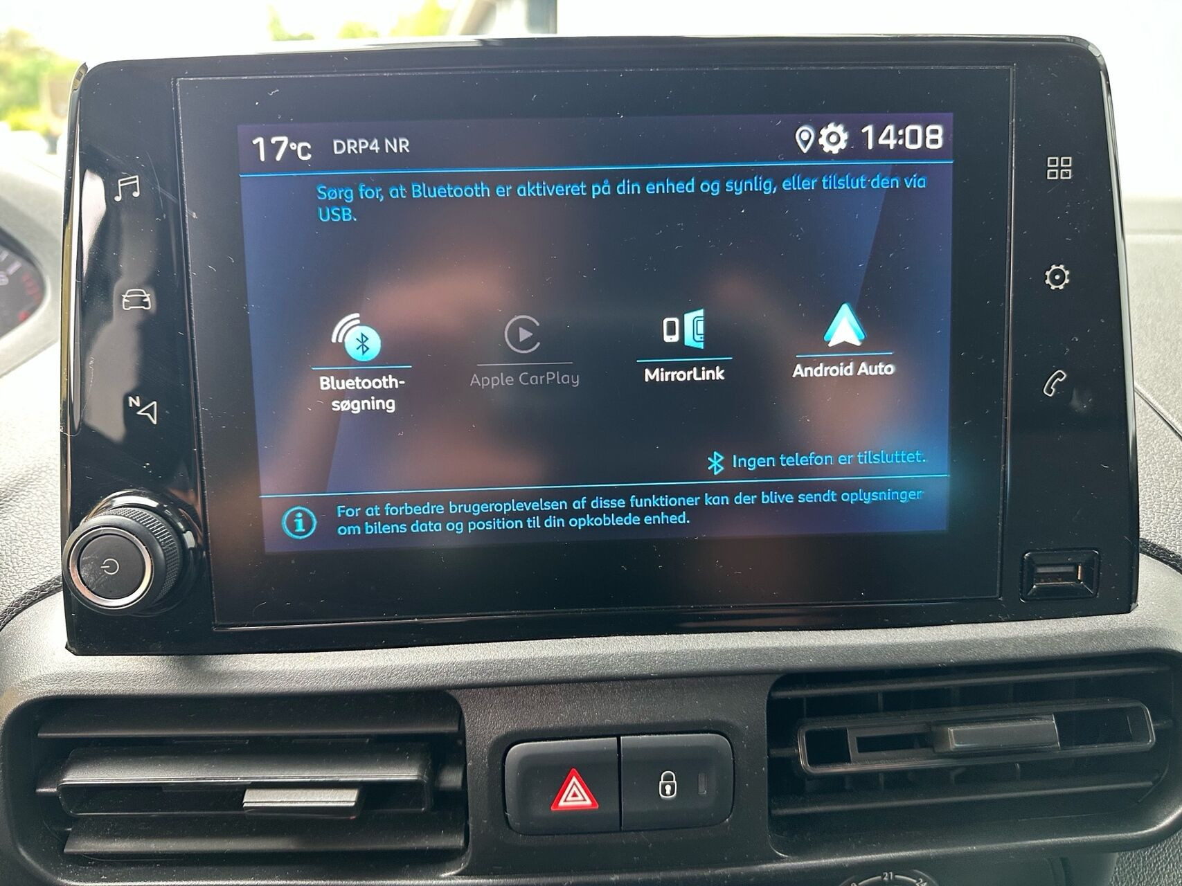 Hvid Peugeot Partner fra 2020
