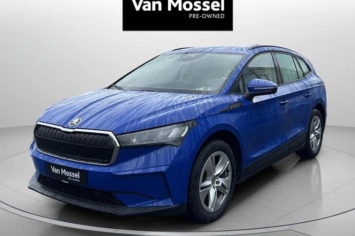 Blå Skoda Enyaq fra 2024